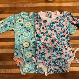 Ruffle Butts one piece long sleeve bundle